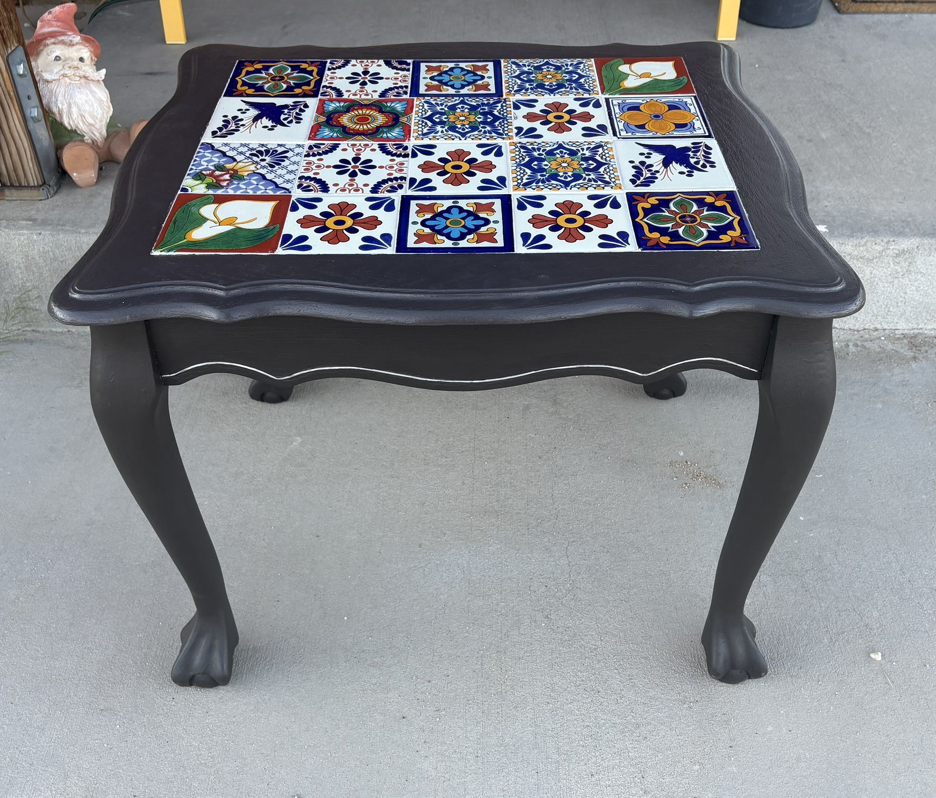 Talavera Mexican Style End Table