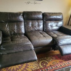 Leather Couch 