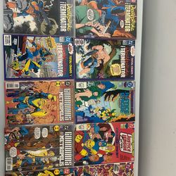 11x DC Comics Bronze/Modern Age Lot - Deathstroke #1, Justice League, VF/NM