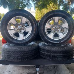 18" Oem Dodge Ram Rims And Tires