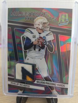 Chargers Philip Rivers Patch Card