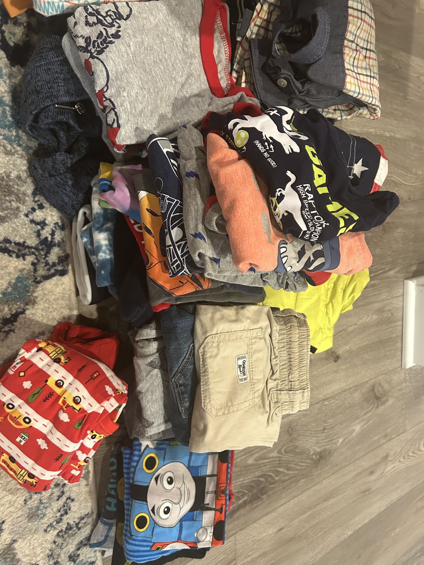 4 Boxes Of Boys 3T Clothing