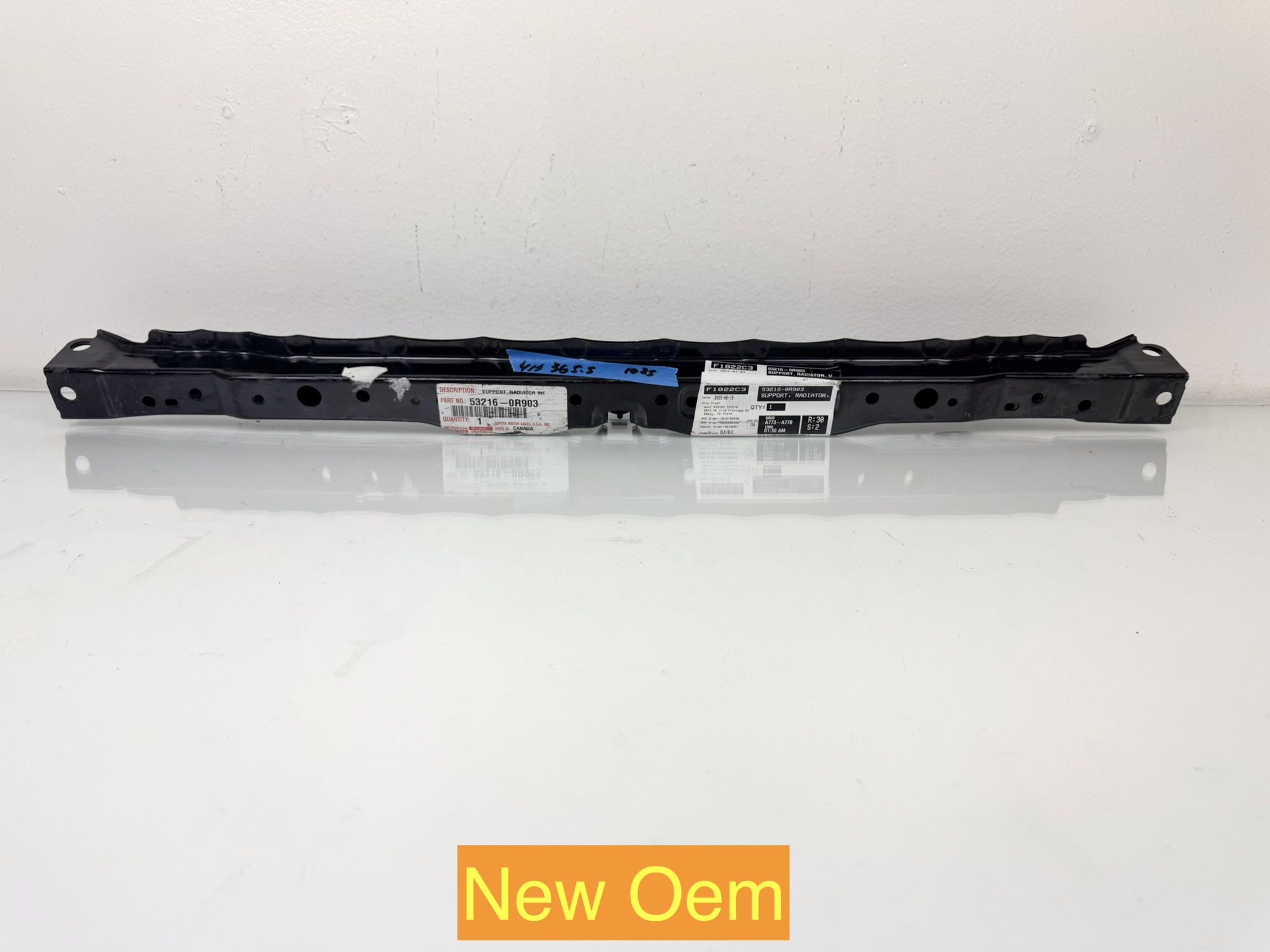 2013-2018 TOYOTA RAV4 RADIATOR CORE SUPPORT UPPER TIRE BAR New Oem
