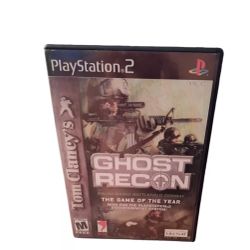 Tom Clancy's Ghost Recon (Sony PlayStation 2, 2002) (Pristine Condition)
