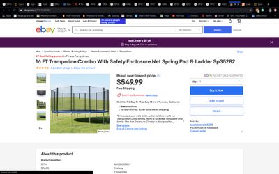 16ft trampoline