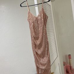 Rose Gold/champagne Dress 