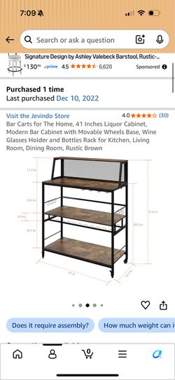 Bar cart