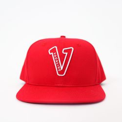 Vadaline V Logo Red Snacpback Hat 