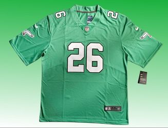 Saquon Barkley Eagles Green Jersey