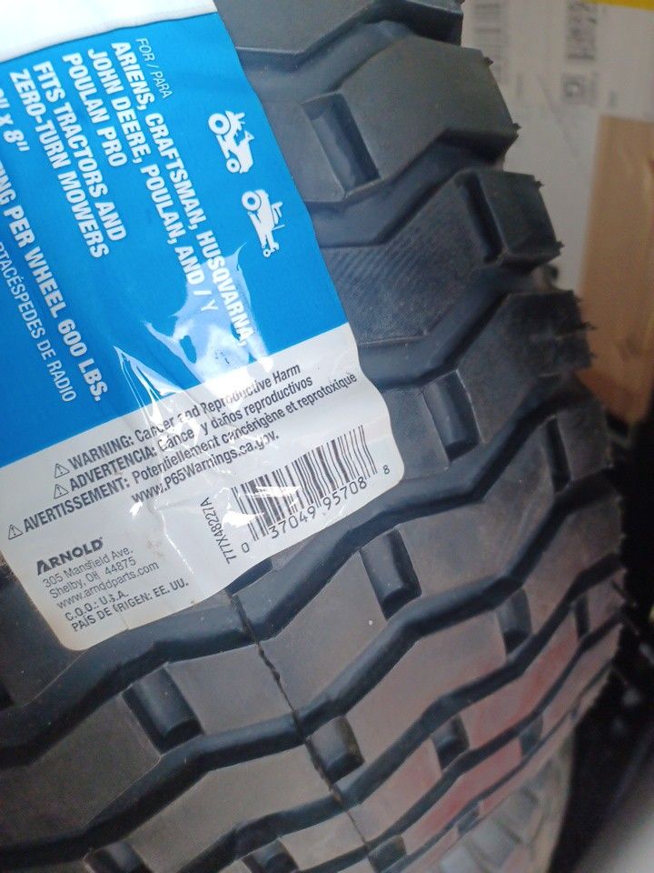 Arnold 490-327-0004 20"X8"-8" Tractor Wheel, 20 x 8