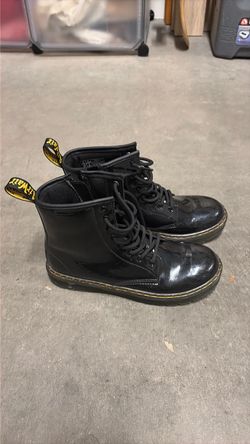 Kids Black Dr. Marten Boots