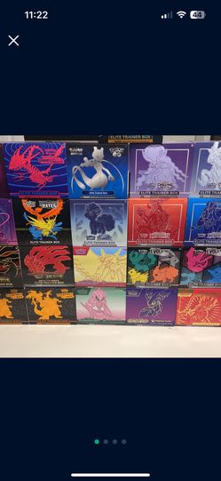 Empty Pokemon Etb Sword And Shield Scarlet Violet