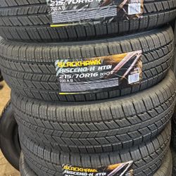 215/70/15 Blackhawk Tires