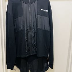 LHU Urban Les Hommes Fishtail Black Hoodie Size M UHH505 750N 9000 100%Cotton