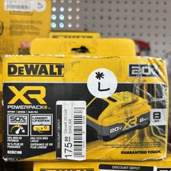 Dewalt XR 20V 8ah Battery (DCB2108) (ULN) 
