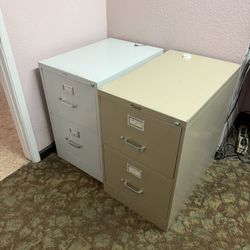 Multiple Large Metal File Cabinets - CHEAP