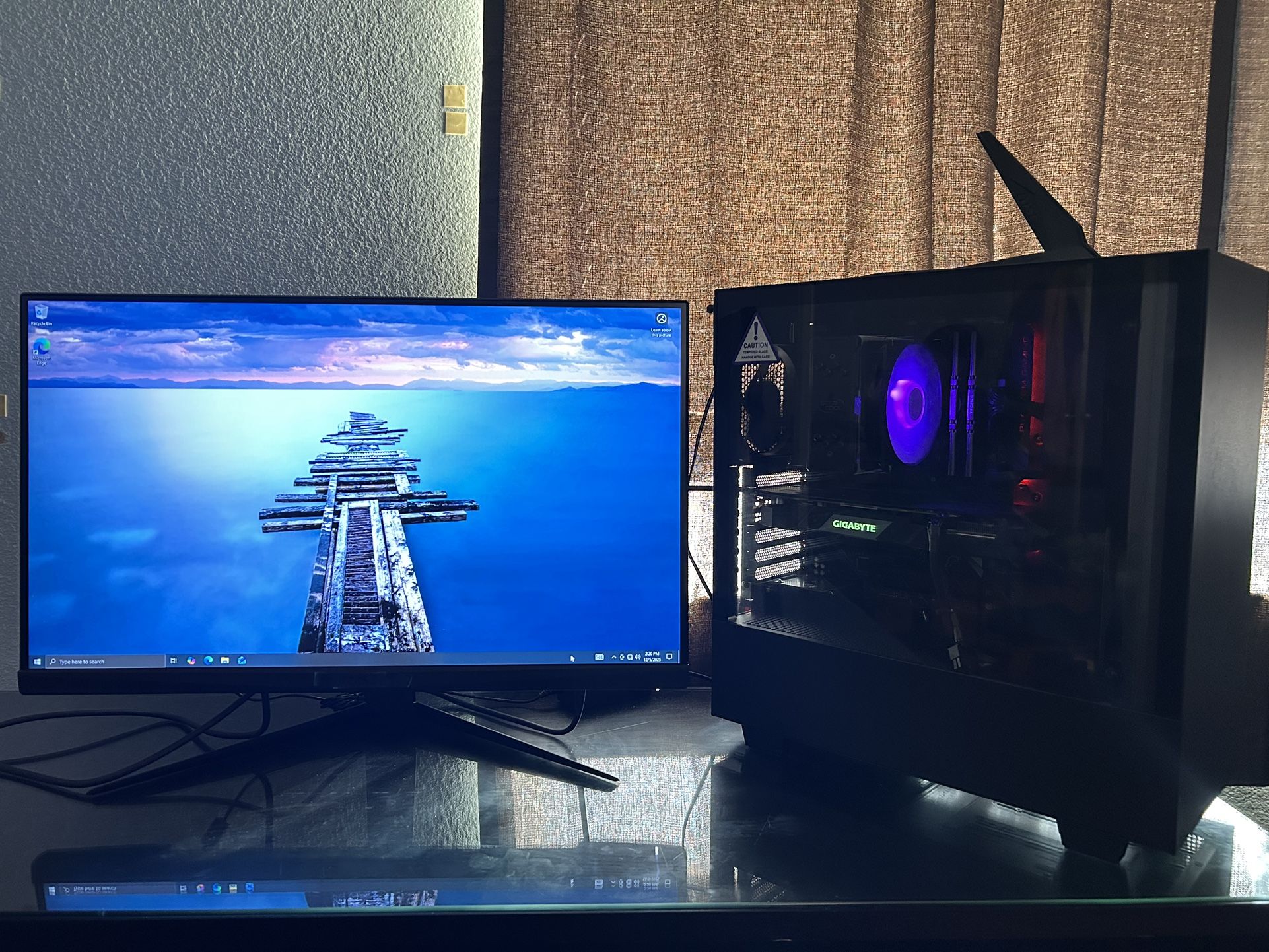Gaming PC Setup | GTX 1660 SUPER, i5-9400F, 16GB RAM + MSI 27" Monitor 165hz
