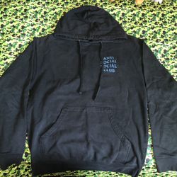 Anti Social Social Club  Hoodie Size M