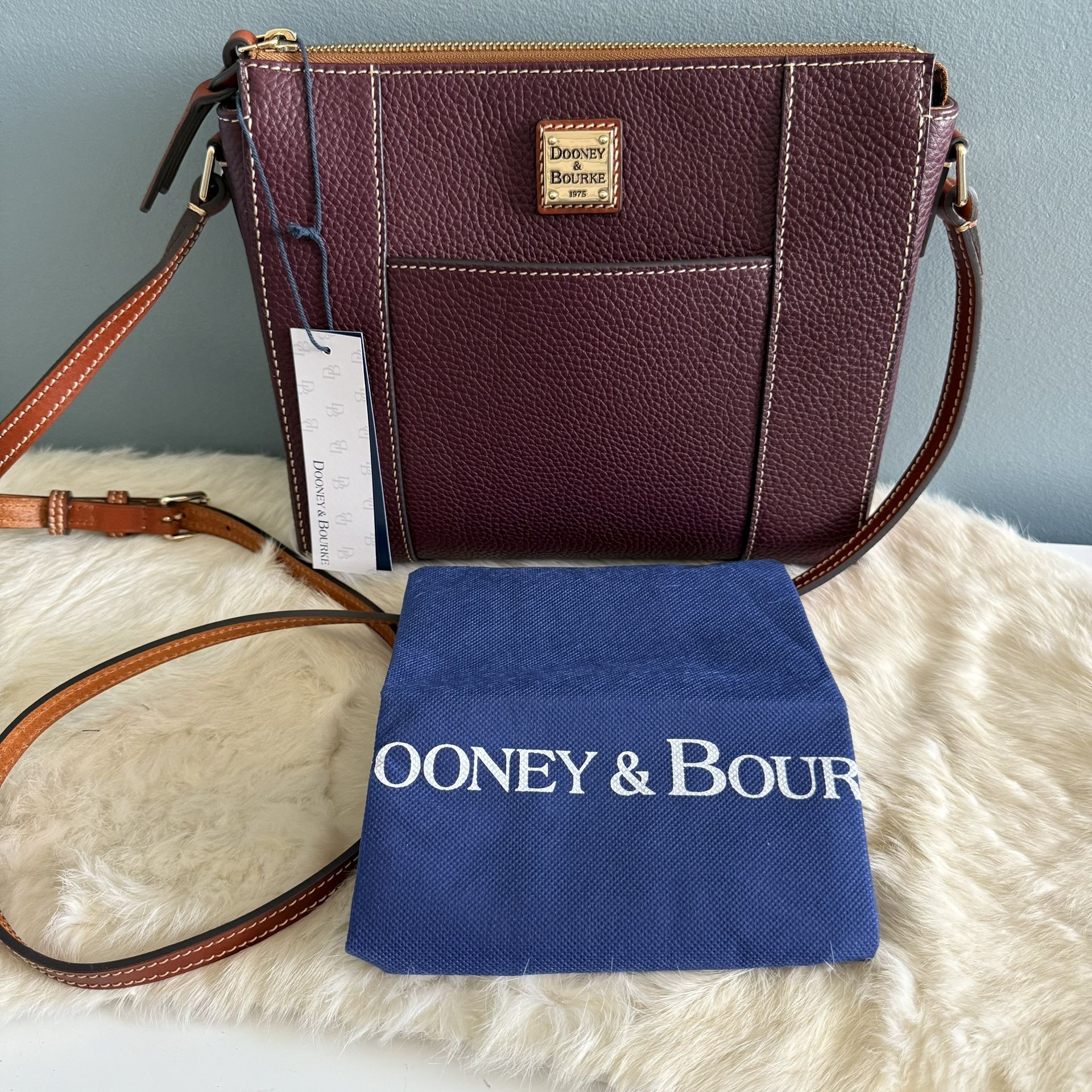 Dooney & Bourke Large Bordeaux Lexington Crossbody