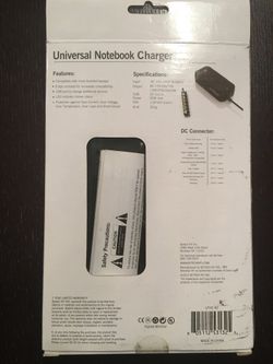 Note book, lap top universal charger