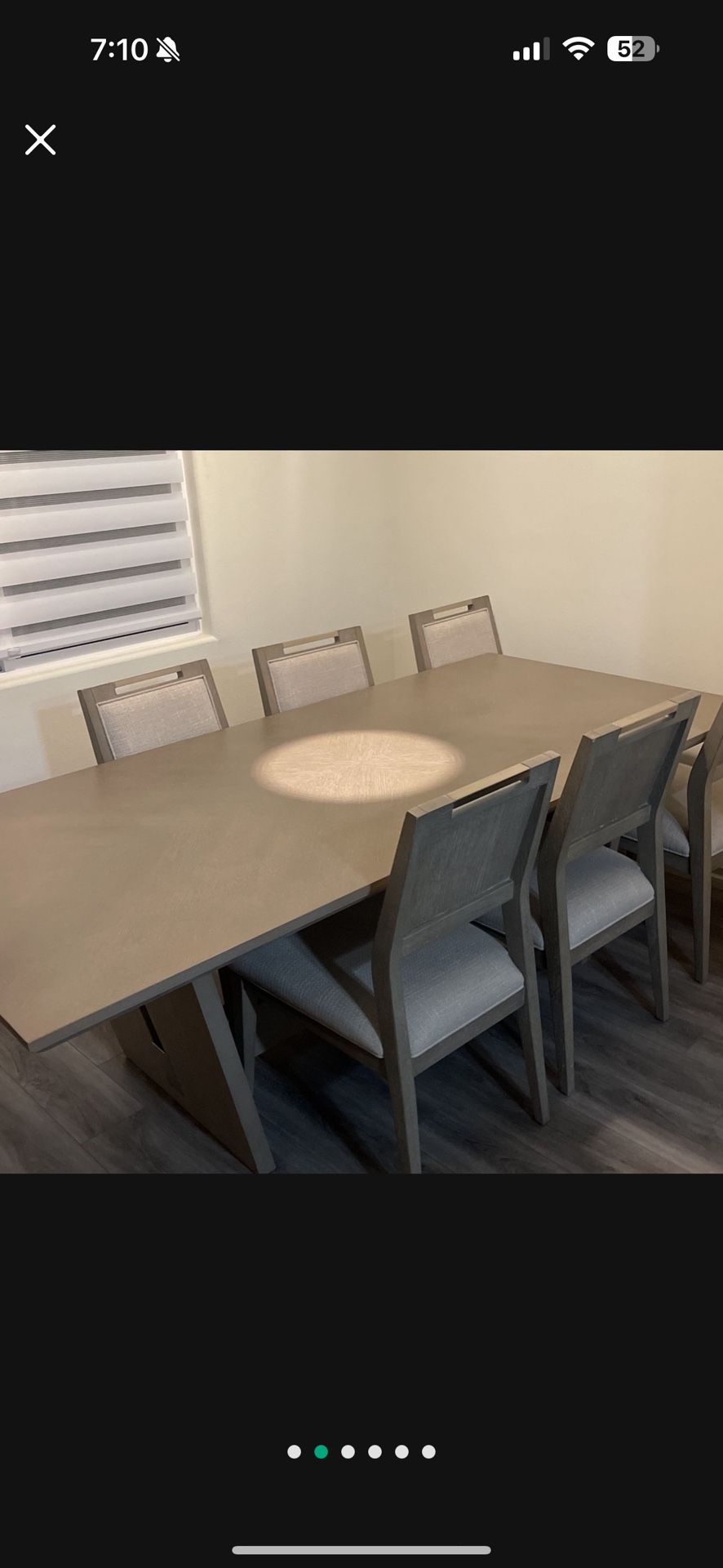 dining table with chairs