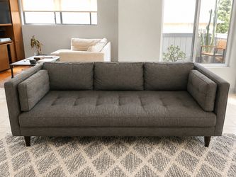 HD Buttercup Baxton Sofa – Gray – Originally $2,175