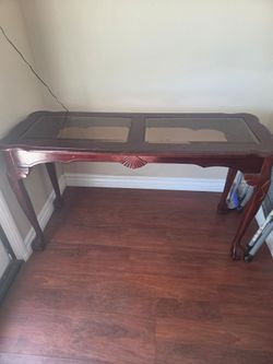 Mahogany table