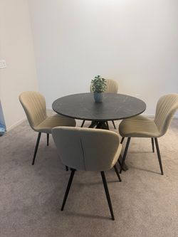 Dinner table and chairs
