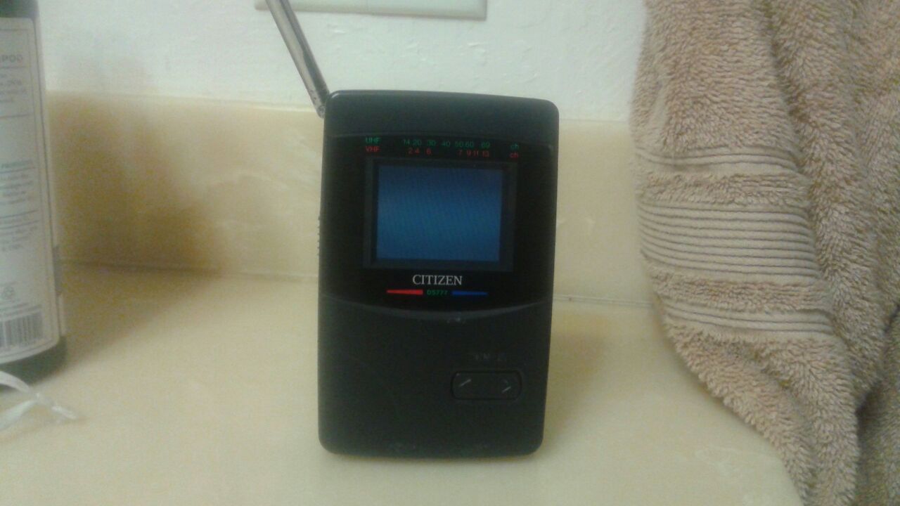 Citizen DS777 vintage LCD color TV. Rare