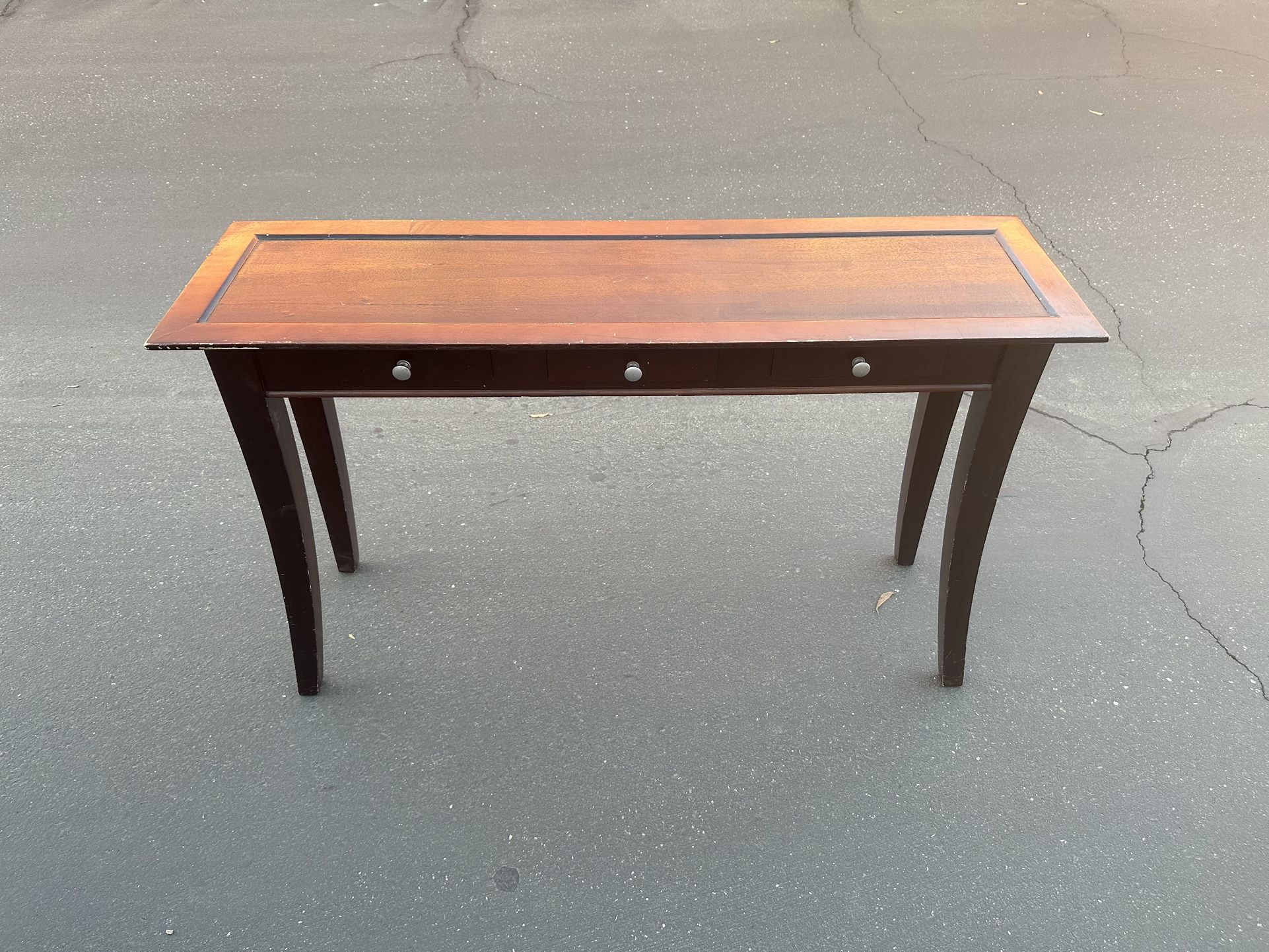 Antique Sofa Table With Drawers