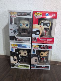 Funko Pop Bundle Jason Voorhees Scissorhands Harley Ash
