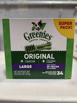 Greenies Large 34‑Count – Brand New