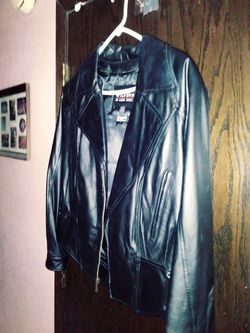 Girls leather coat