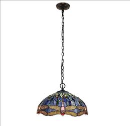 Dragonfly vintage lamp Tiffany Style