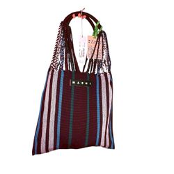 MARNI MARKET HAMMOCK crochet bag. (97)39