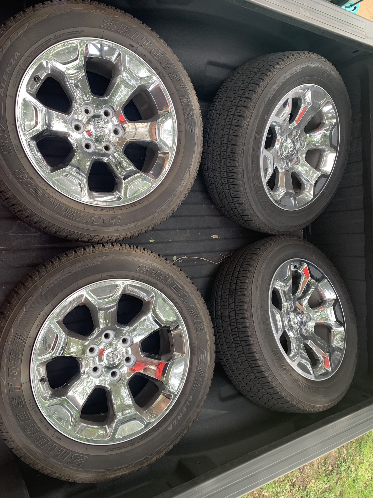 Wheels And Tires 275/55/20 For Ram 1500 6 Lugs. New Take Off Tires for