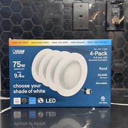 Feit Electric 5-6” inch led recessed downlights flood
