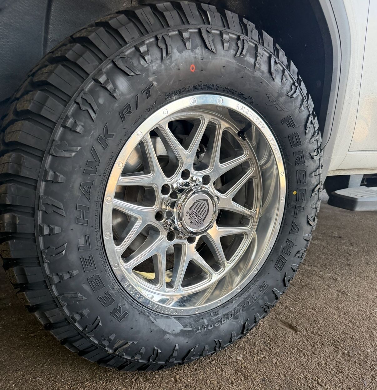 20x10 Polished Aluminum Wheels On 35s Or 37s Will Fit 8X180 Chevy Gmc Eight Lug Trucks Finance Available