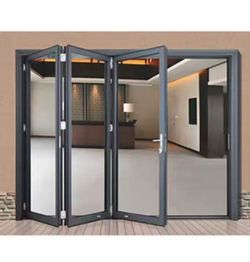 Aluminum bifolding doors