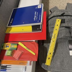 Backpack 🎒 And School Supplies 
