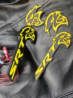 SRT HELLCAT LED EMBLEM (YELLOW)