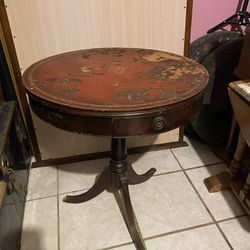 Antique Drum Table 