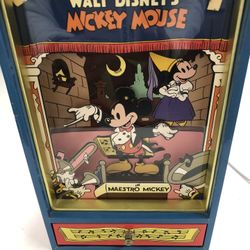vintage disney mickey mouse music box  
