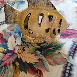 Nautical Fish Tea Candle Holder And Electric Shell Light