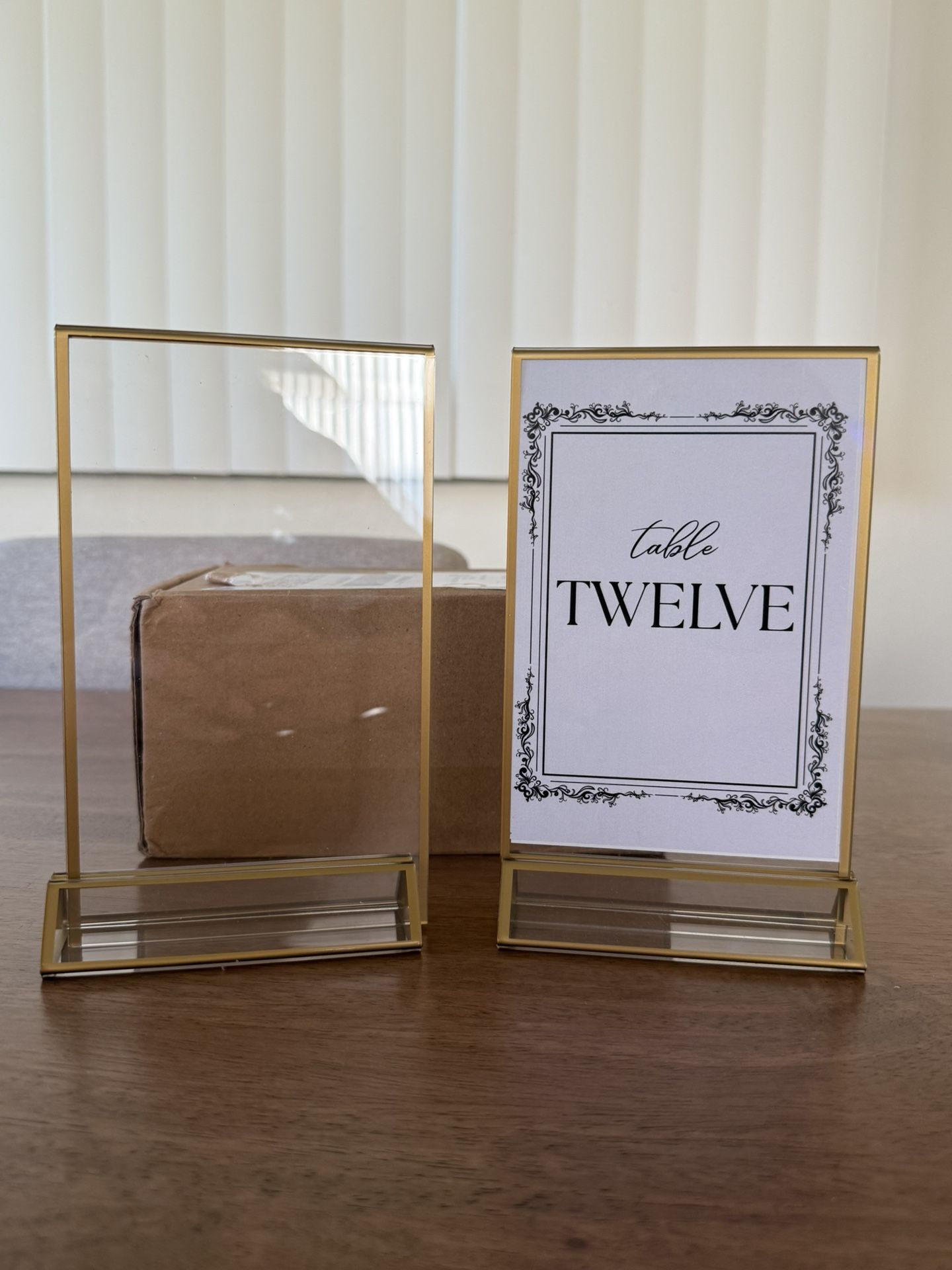 Table Number Holders