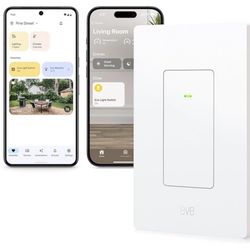 Eve Light Switch (Matter) – Smart Wall Switch for Apple Home, Alexa, Set of (2)