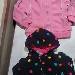 Puma Baby Fleece Jacket 18M, 12m Hearts Sweater