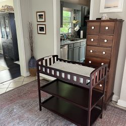 Crib And Changing Table