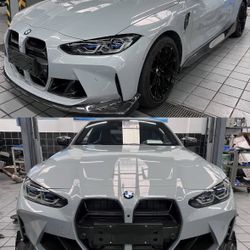 G82 G80 M3 M4 Carbon fiber front Lip
