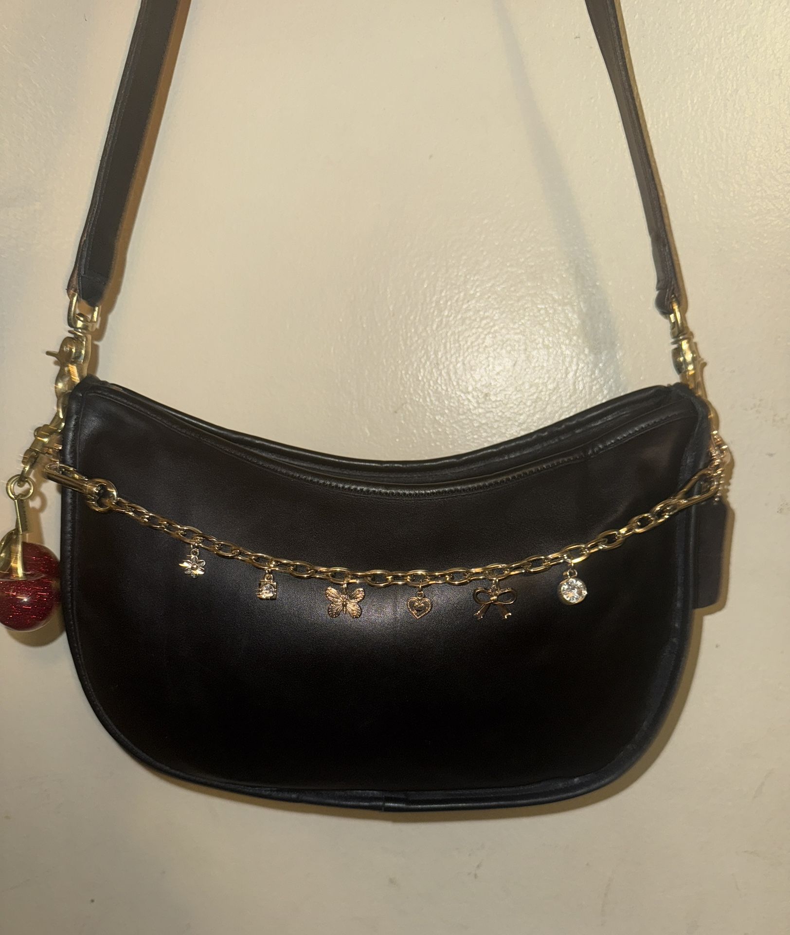 Vintage Black Coach Bag